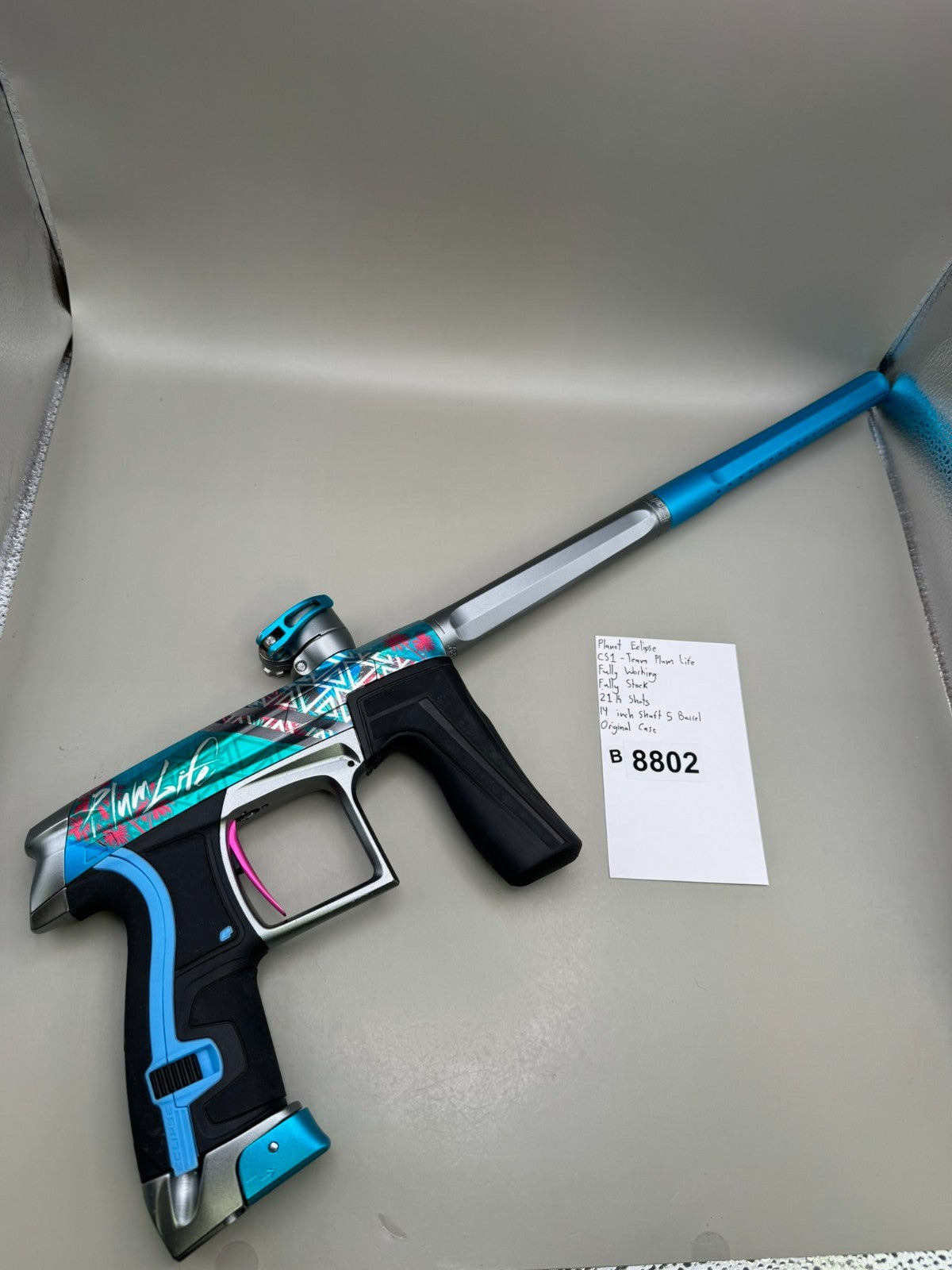 Planet Eclipse CS1 - Team Plum Life - Paintball Marker Fully Working