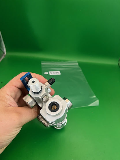 Smart Parts Max-Flo Tank Regulator Silver Blue Aluminum HPA