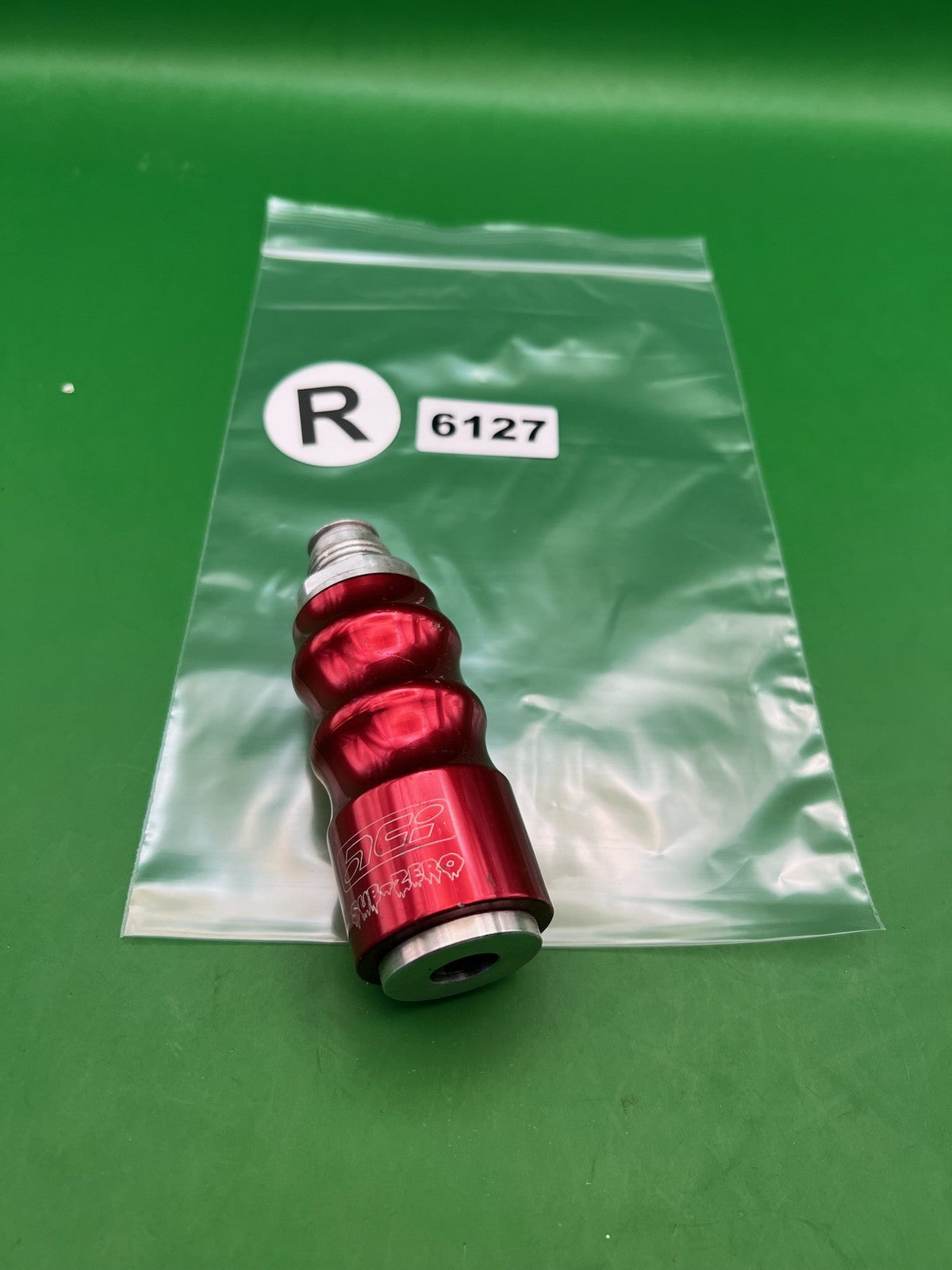 Sub-Zero Paintball Gas Through Grip - used paintball gas through grip - red anno