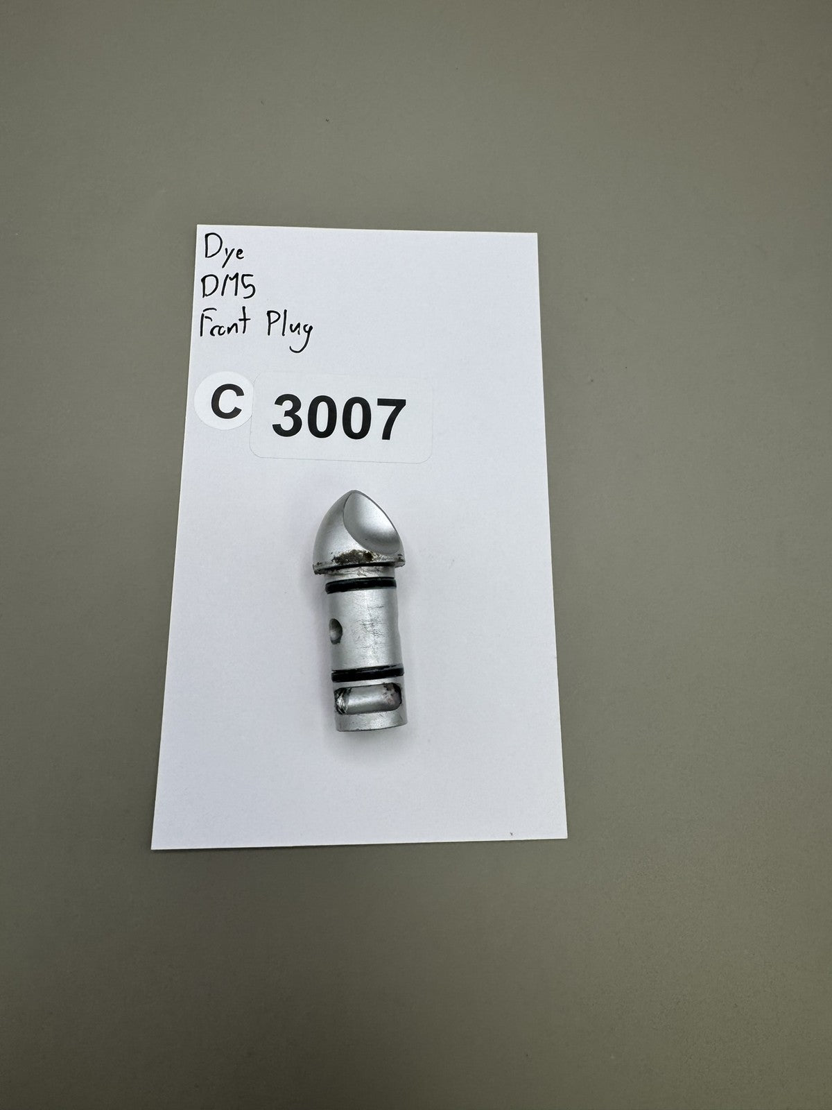 Dye DM5 Front Plug Silver Paintball Marker Part