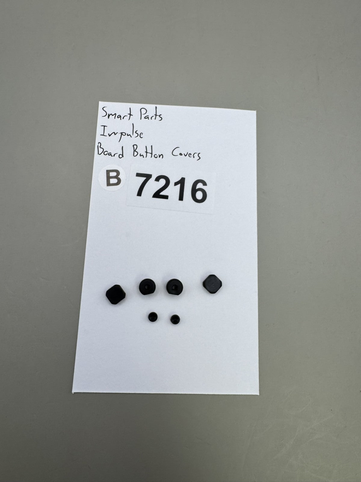 Smart Parts Impulse Board Button Covers Black