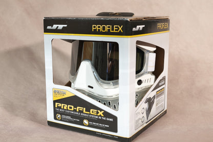 JT ProFlex Paintball Mask Goggle White Clear Spectra Lens System New In Box