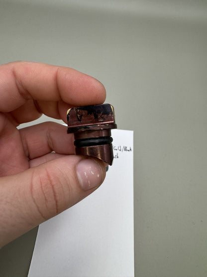 AGD Automag Power Feed Plug - Brown/Gold/Black Splash