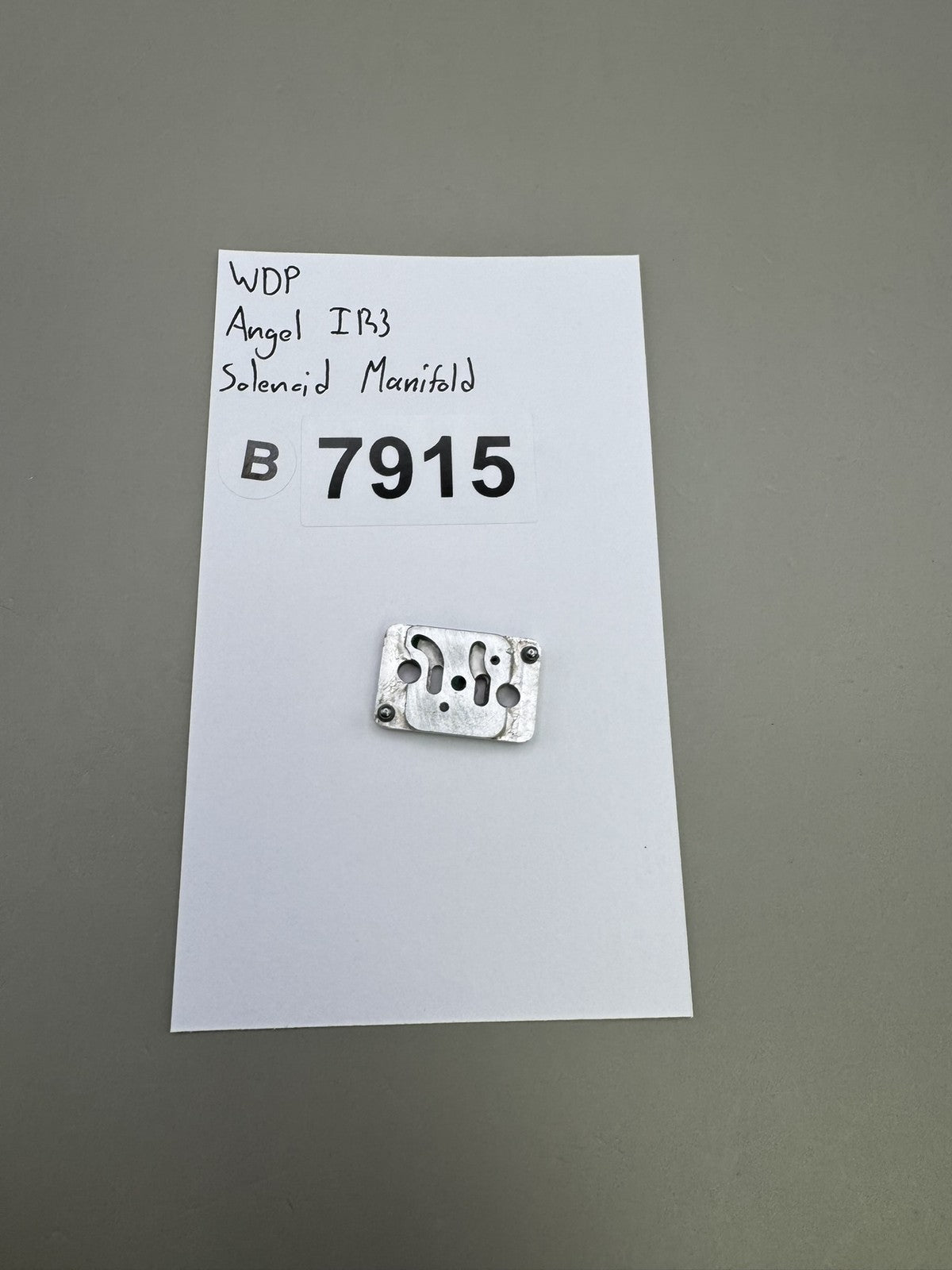 WDP Angel IB3 Solenoid Manifold Silver