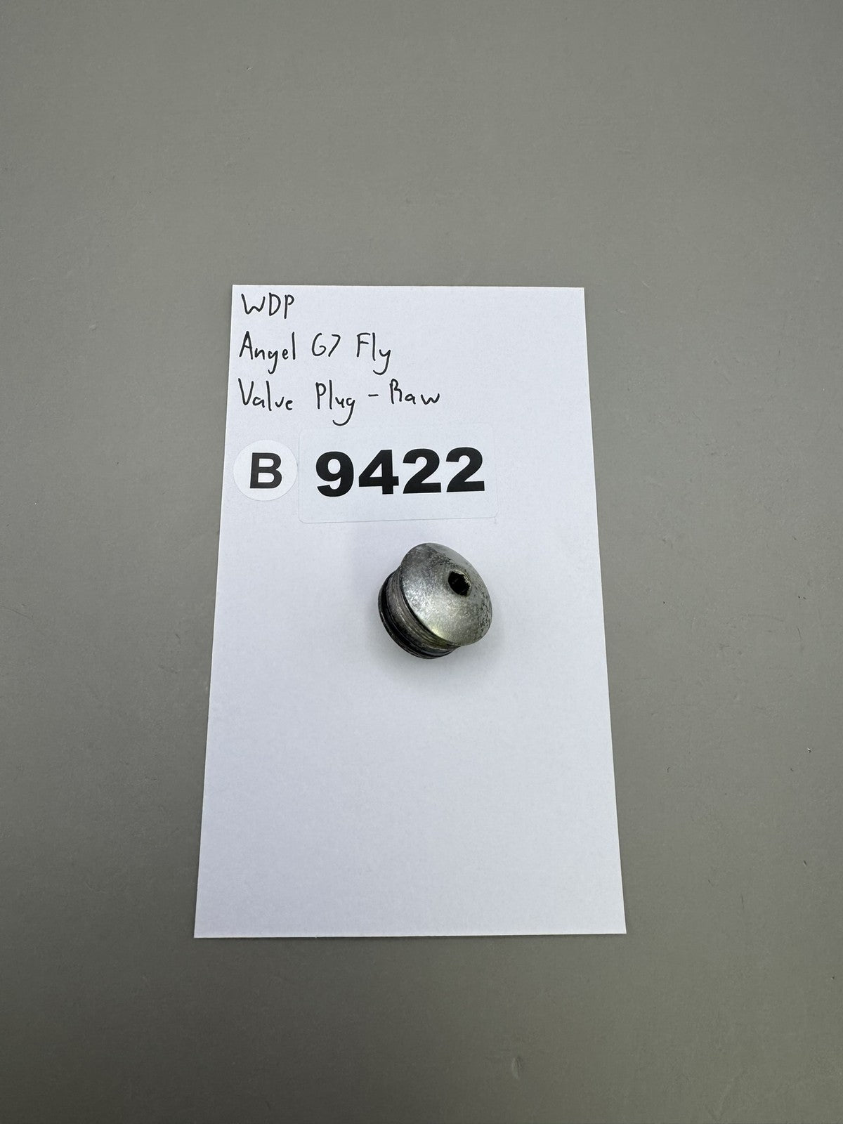 WDP Angel G7 Fly Valve Plug - Raw