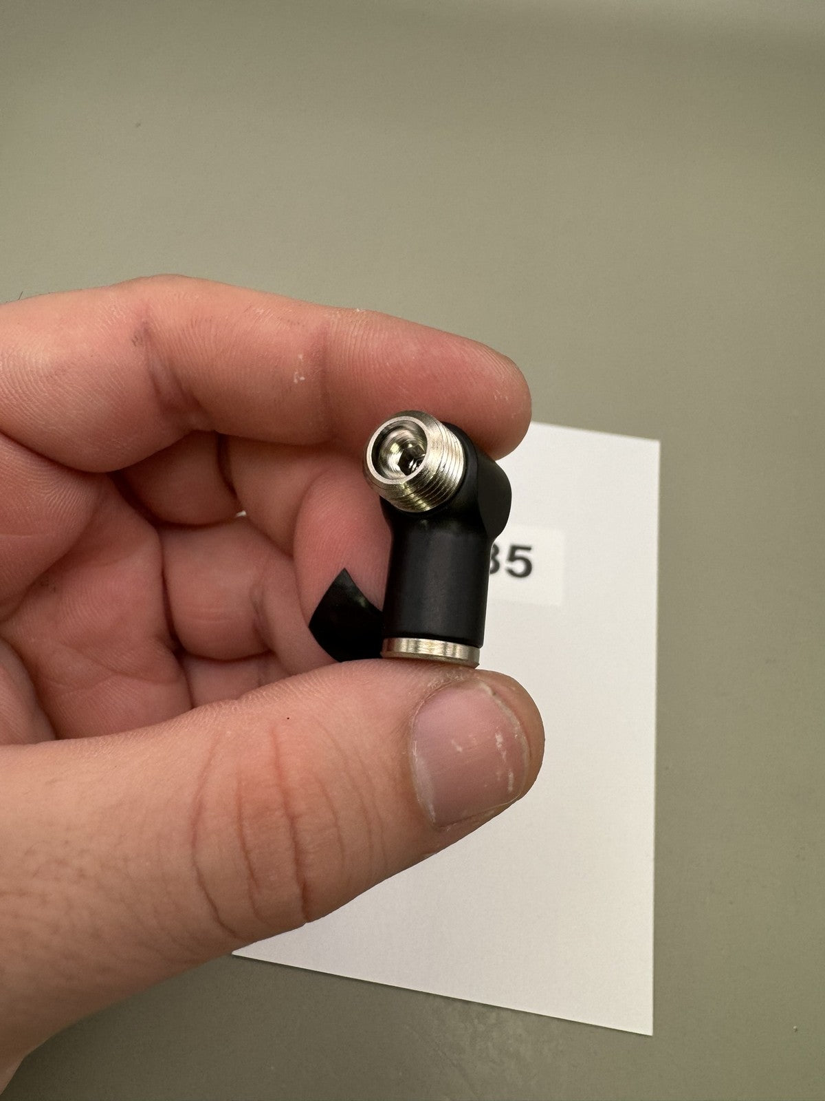 CCM 90Â° Fitting Black