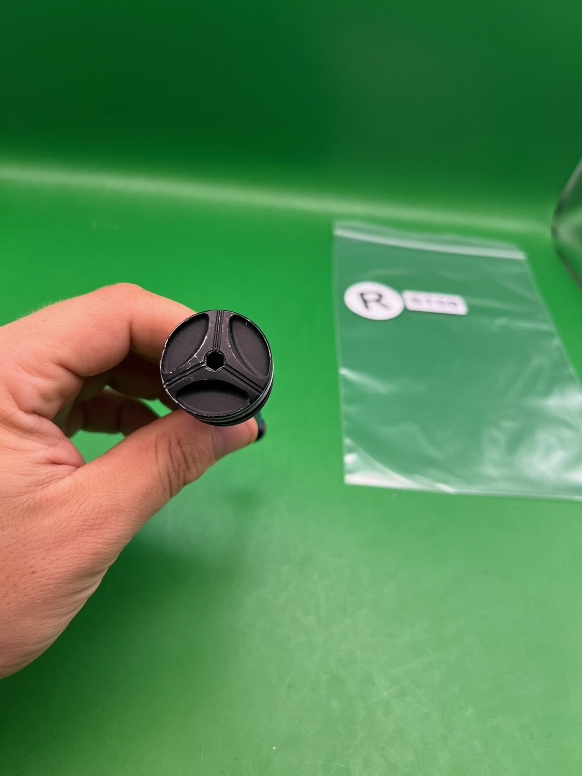 Stock NXT Bolt Guide - used paintball bolt guide - black