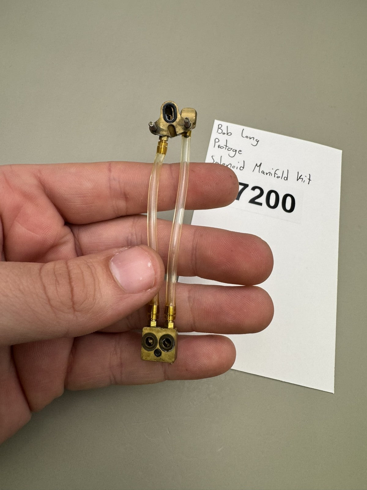 Bob Long Protege Solenoid Manifold Kit Brass