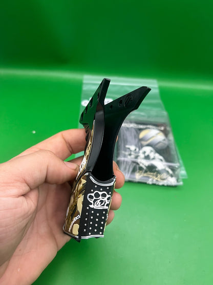 Hybrid Contract Killer Dye DM5 Grips Desert Camo Black Gold Wrap Around