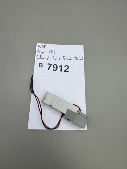 WDP Angel IR3 Solenoid White Wire Repair Needed