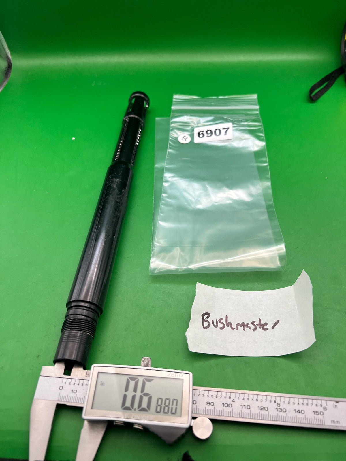 Bushmaster Paintball Barrel Back Black 12in .688 Bore