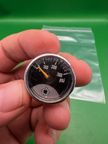 Smart Parts 0-300 PSI Mini Pressure Gauge Chrome ION  x2