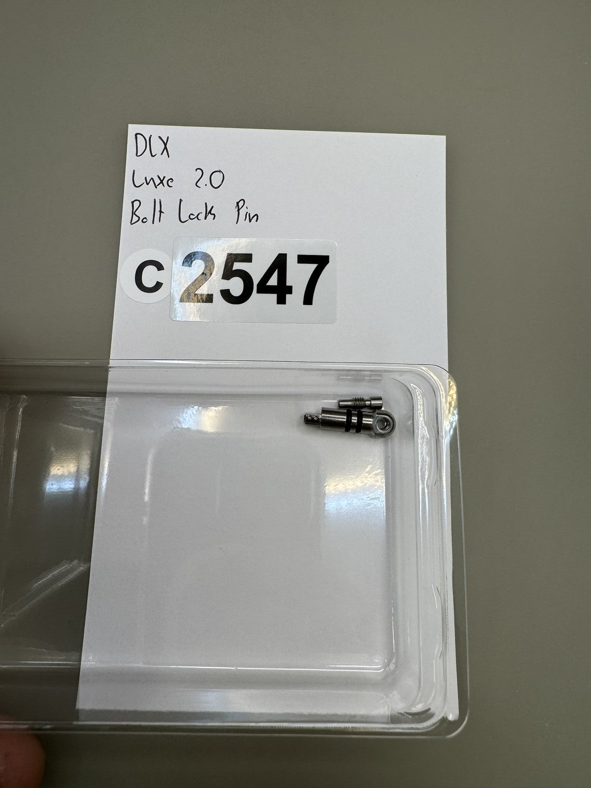 DLX Luxe 2.0 Bolt Lock Pin
