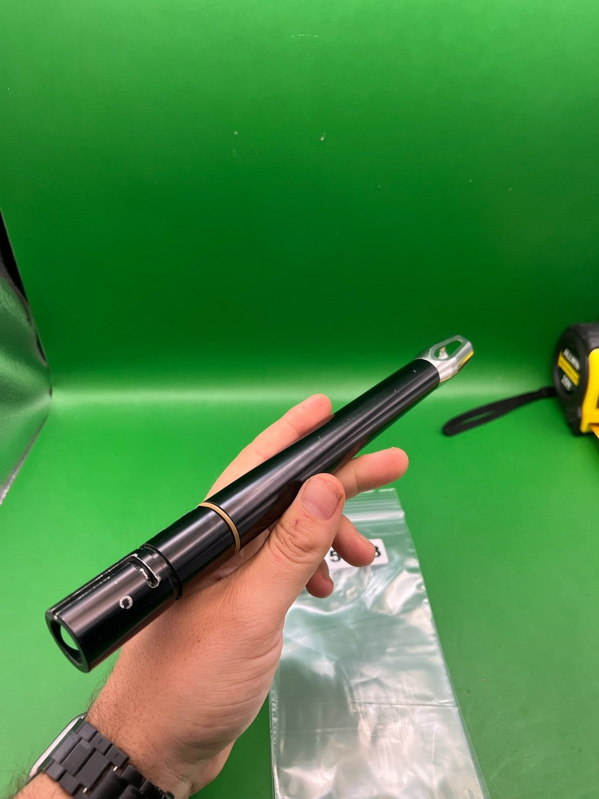 Automag Emag Barrel 10" .690 Black - used paintball barrel - black