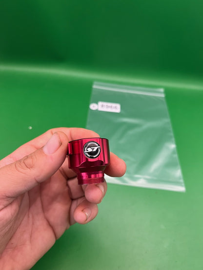 Shocktech Clamping Feedneck Red Anodized Aluminum Upgrade