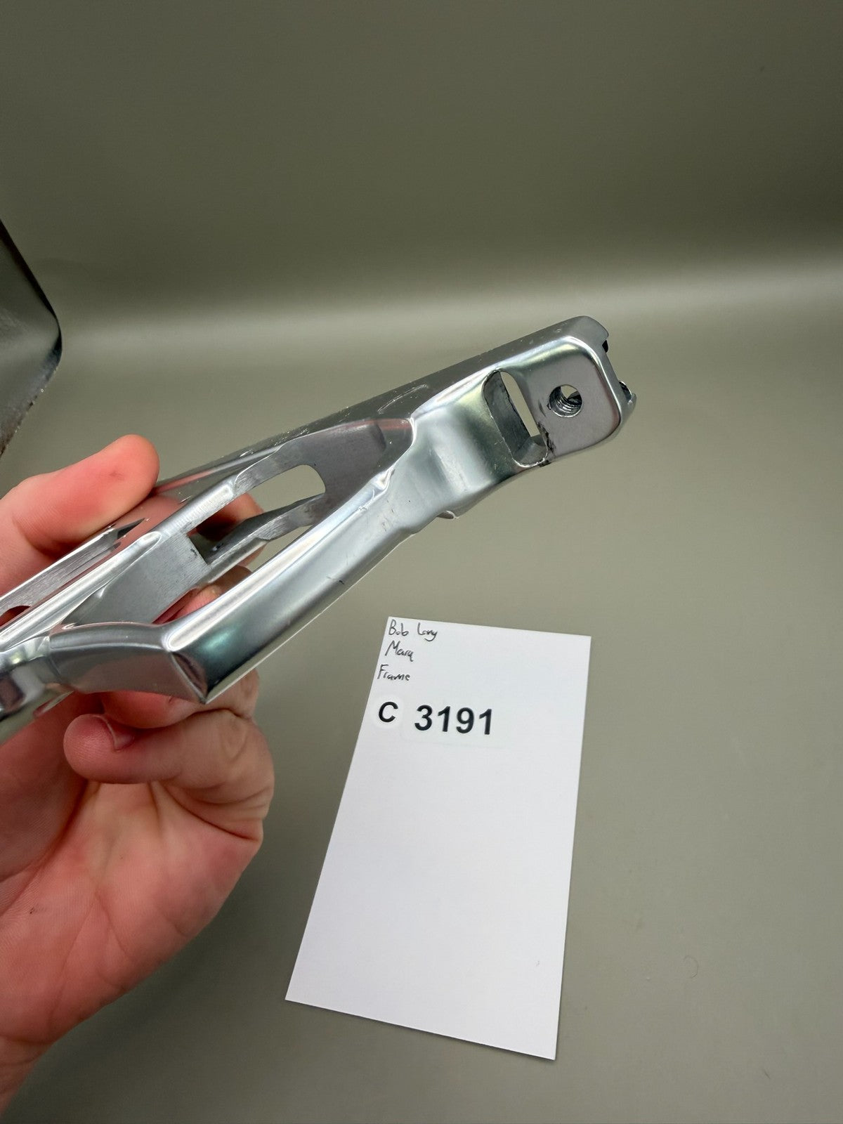 Bob Long Marq Paintball Frame Silver