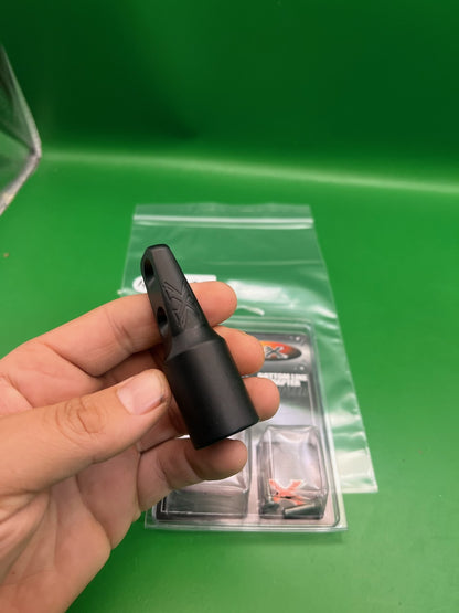 System X NOS Bottom Line Adapter ASA Black Paintball Air System