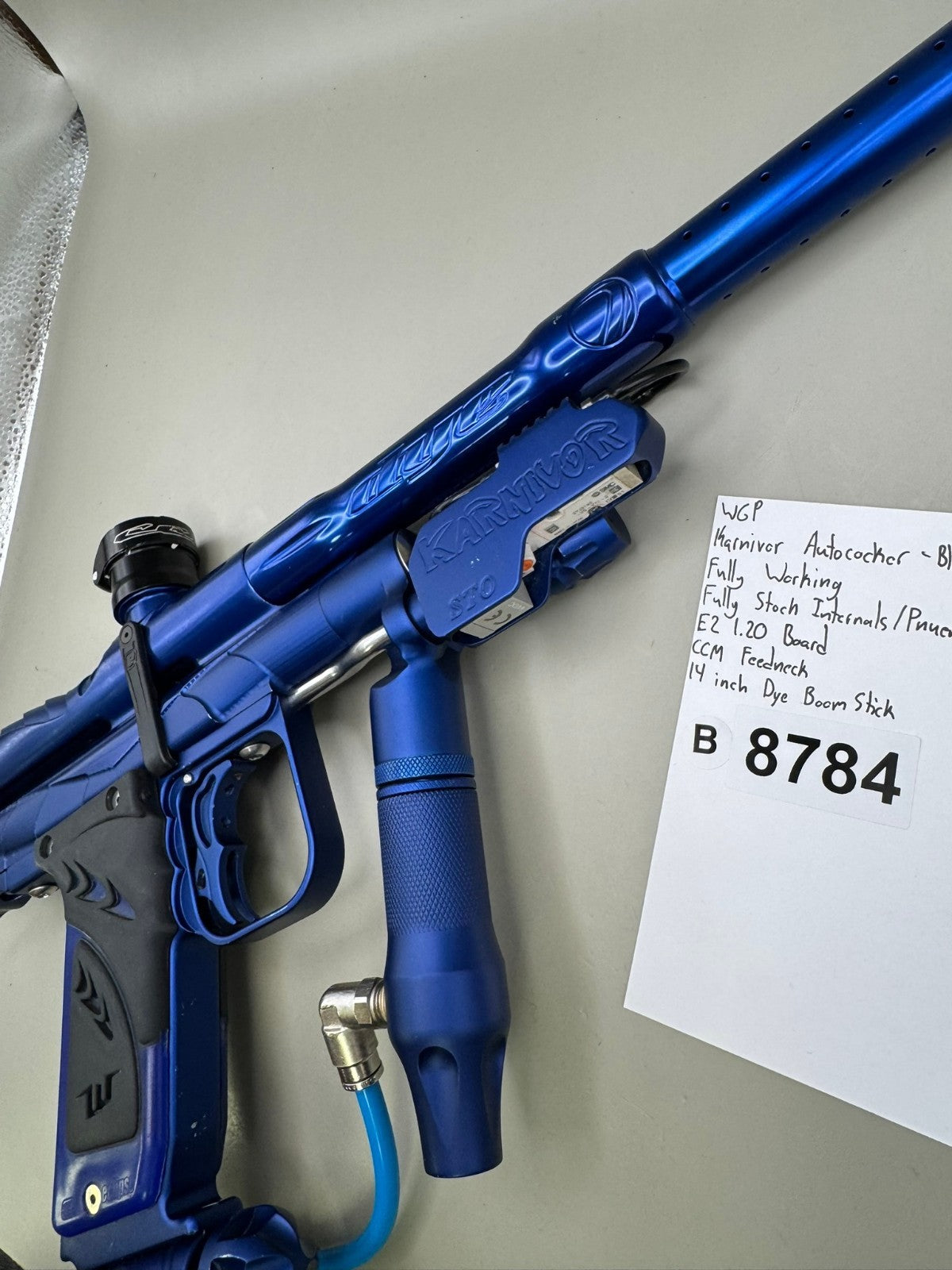 WGP Karnivor Autococker - Blue - Paintball Marker Fully Working