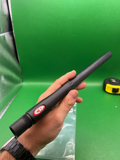 Autococker CP Custom Products One Piece Barrel 14" Black - used paintball barrel - black