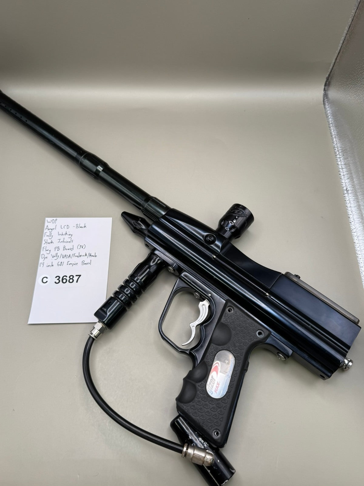 WGP Angel LCD - Black - Paintball Marker Fully Working