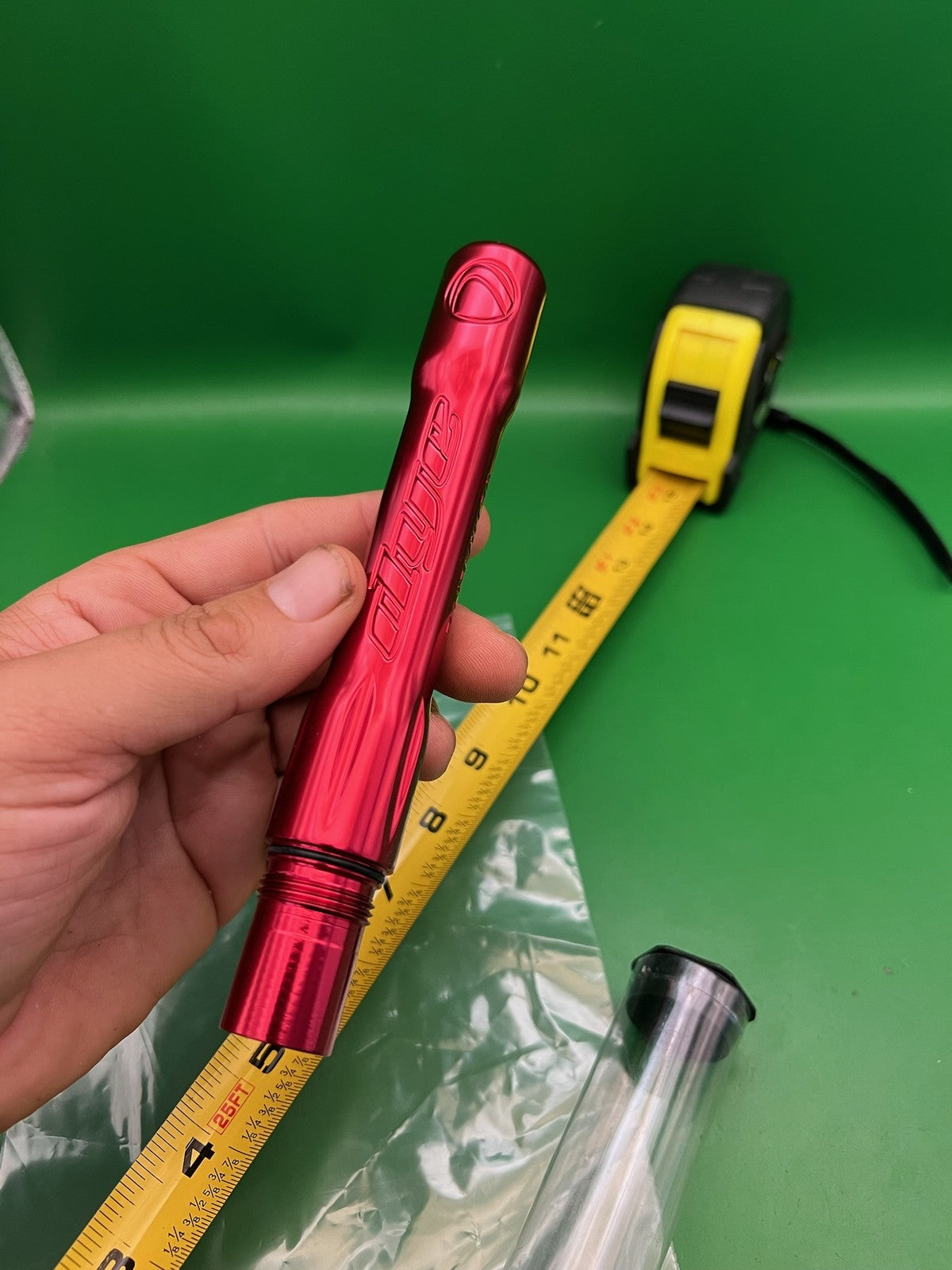 Dye Ultralite Barrel Back Red .688 Autococker Thread AC