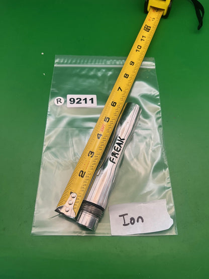 Smart Parts Freak Barrel Back Ion Luxe Impulse Shocker Thread Silver Chrome 5"