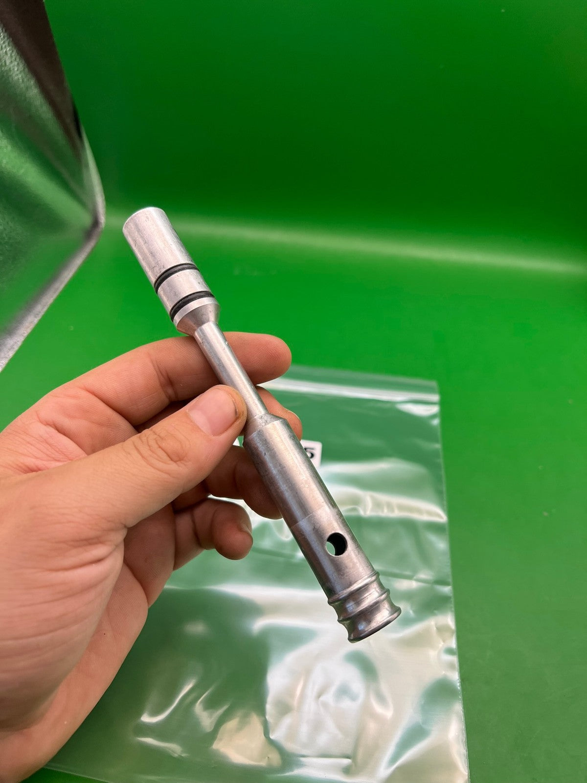 Autococker Bolt - used paintball bolt - silver