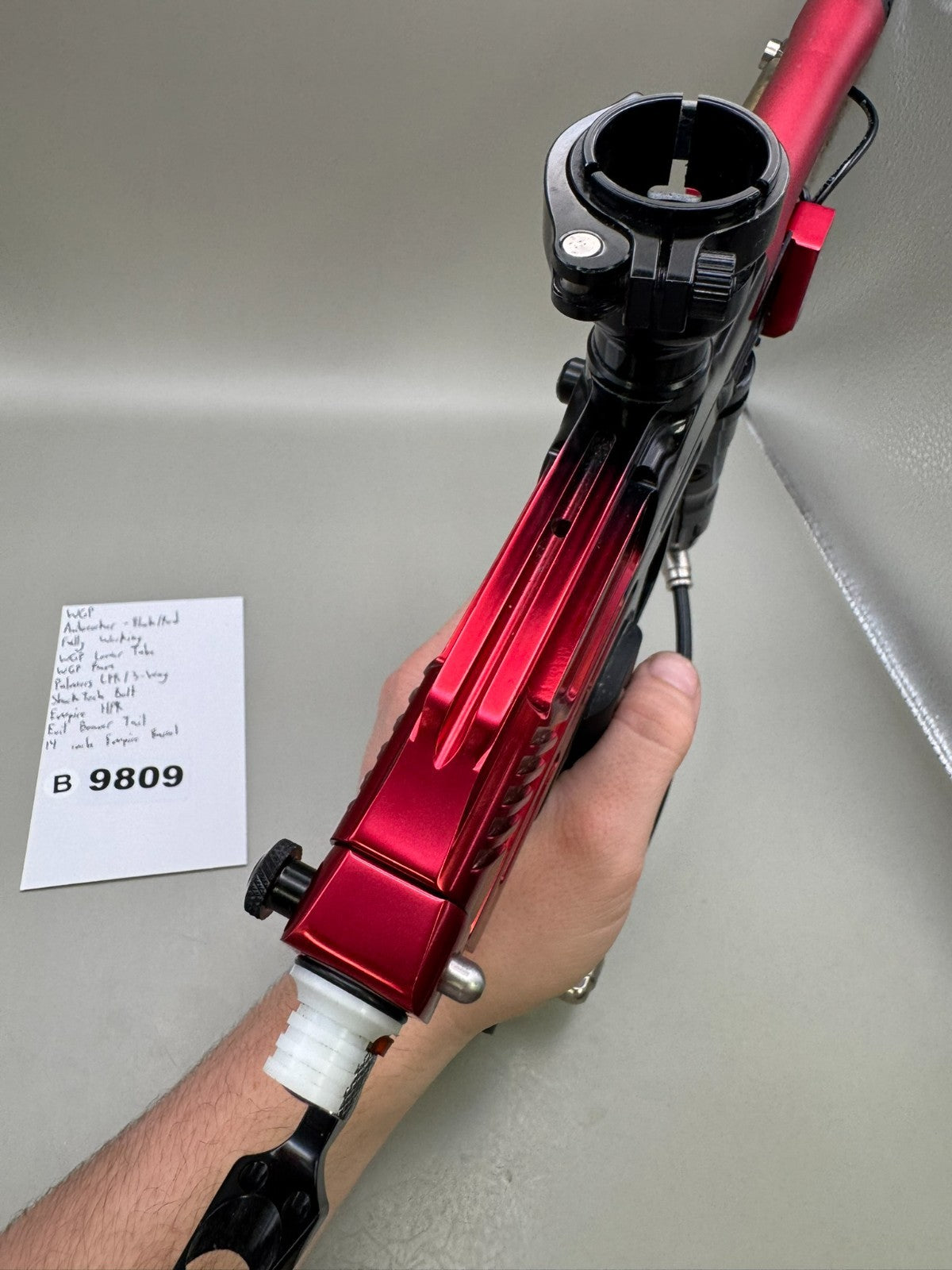 WGP Autococker - Black/Red - Paintball Marker Fully Working