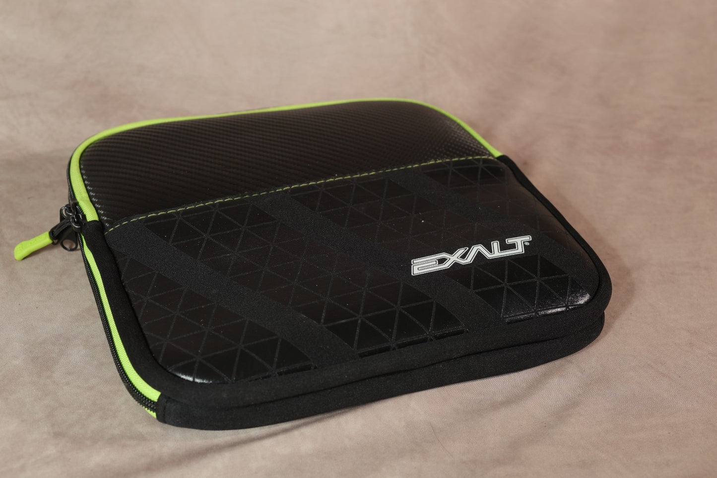 Exalt Paintball Marker Case Black Lime Green Protective Hard Shell Zippered