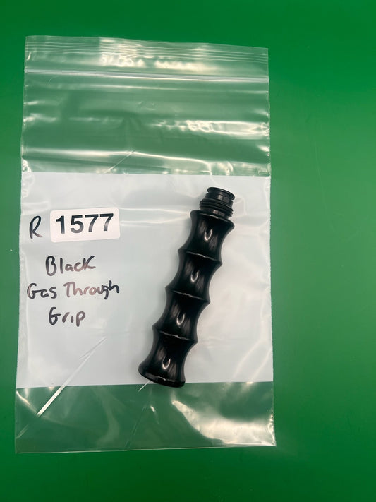 Vintage PB Gas Through Grip Black Threaded Paintball Vertical Grip