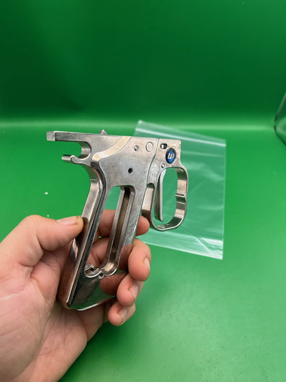 WGP Autococker Swing Trigger Frame Silver Aluminum Marker Trigger Frame