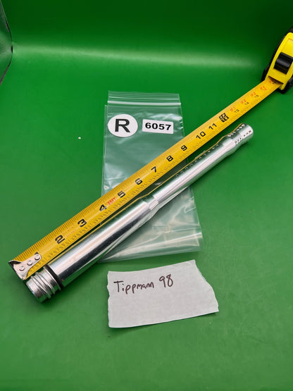 Tippmann 98 Dye X-Factor Barrel 12" .693 Silver - used paintball barrel - silver