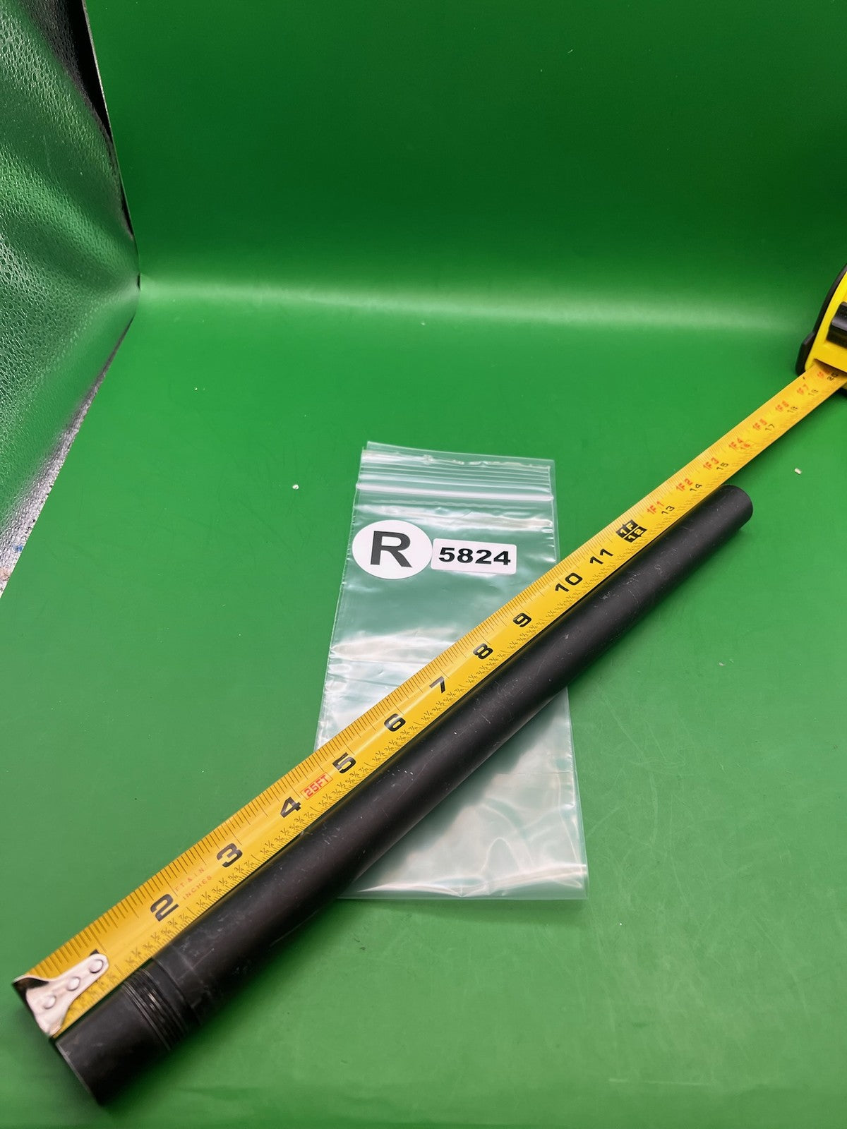 CCM?  Back 12" .686 Autococker Barrel Black - used paintball barrel back - black
