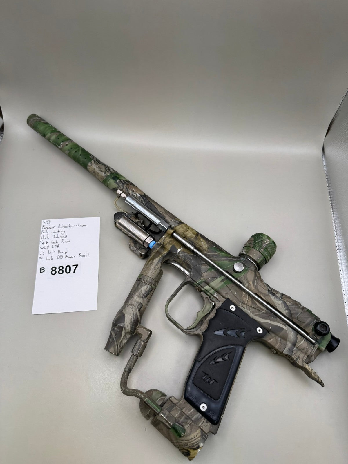 WGP Karnivor Autococker - Camo - Paintball Marker Fully Working