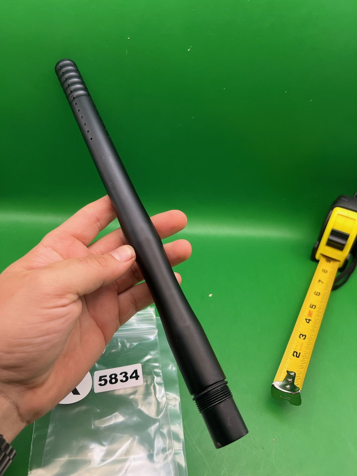CP Custom Products One Piece Barrel 14" Black - used paintball barrel - black