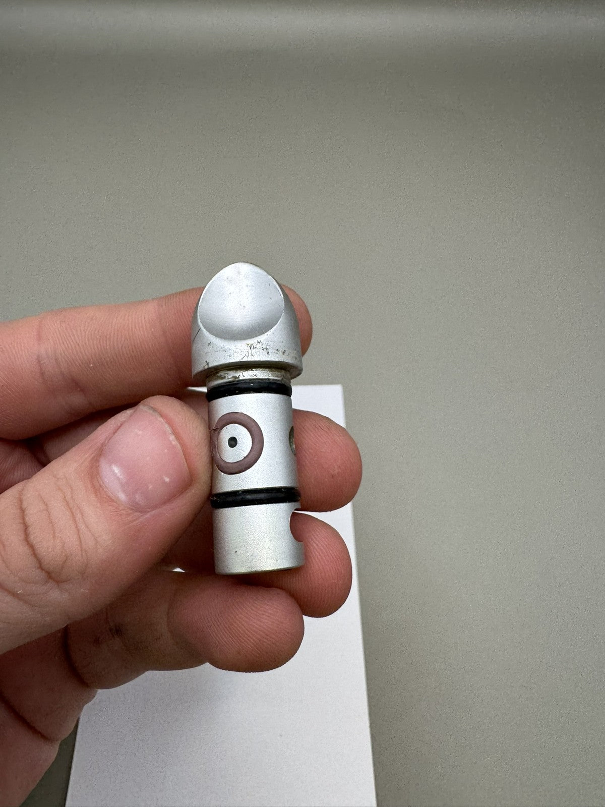 Dye DM4 Front Plug Silver Paintball Marker Part