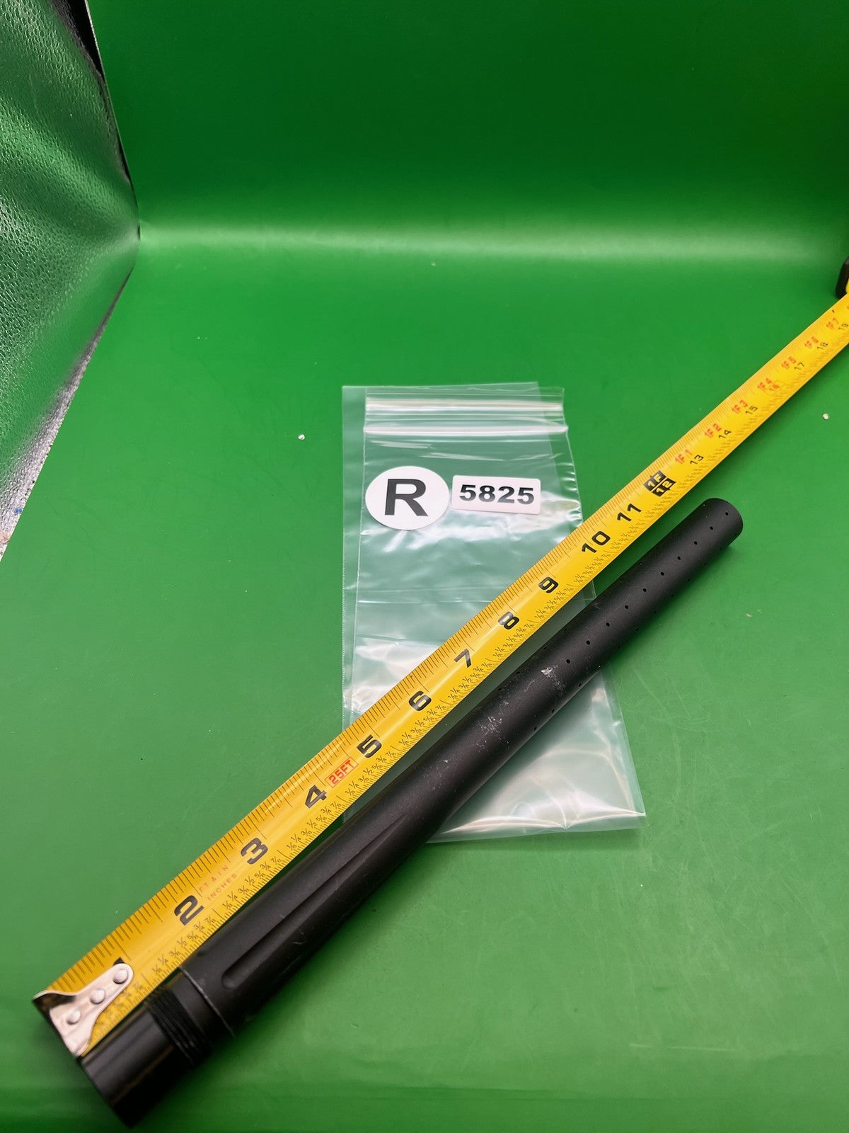 Stock Autococker Barrel 14" .689 Black - used paintball barrel - black