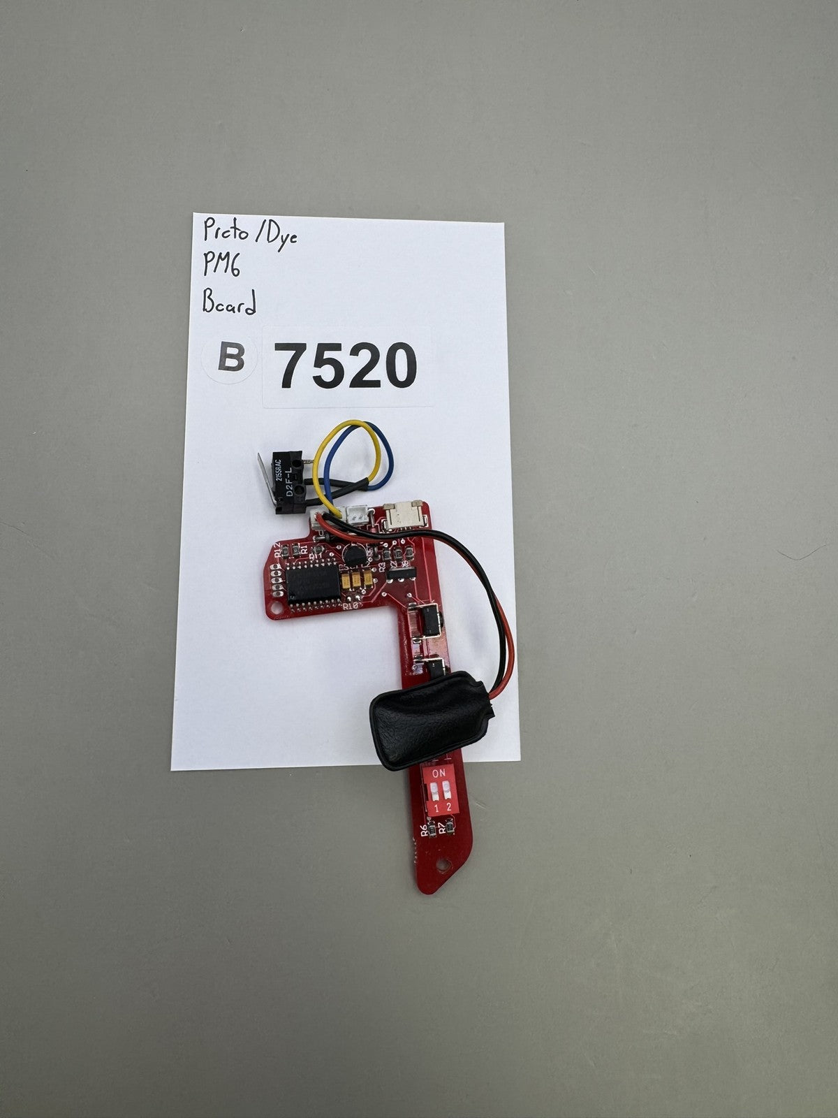 Proto / Dye PM6 Circuit Board Red
