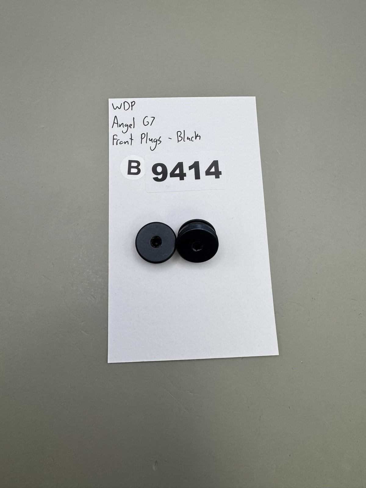 WDP Angel G7 Front Plugs - Black