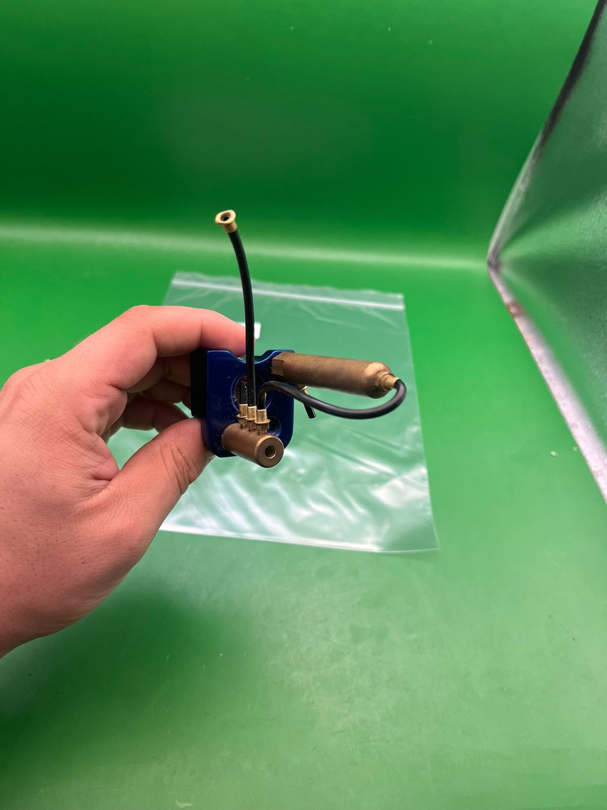 WGP Autococker Pneumatics Blue Block Brass Ram 3-Way LPR Assembly