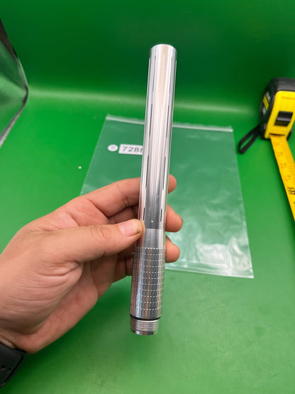 Infamous Pro DNA Silencio AC Threaded Barrel Tip Silver Aluminum 14"