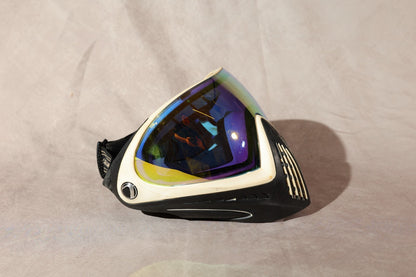 Dye I4 Paintball Mask Goggle Tan Black Frame Gold Mirror Thermal Lens