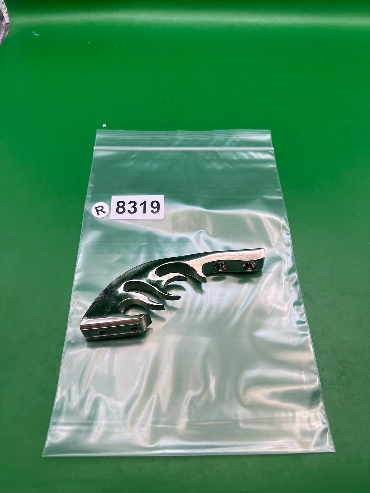 CP Custom Products Flame Drop Forward Silver Chrome Polished