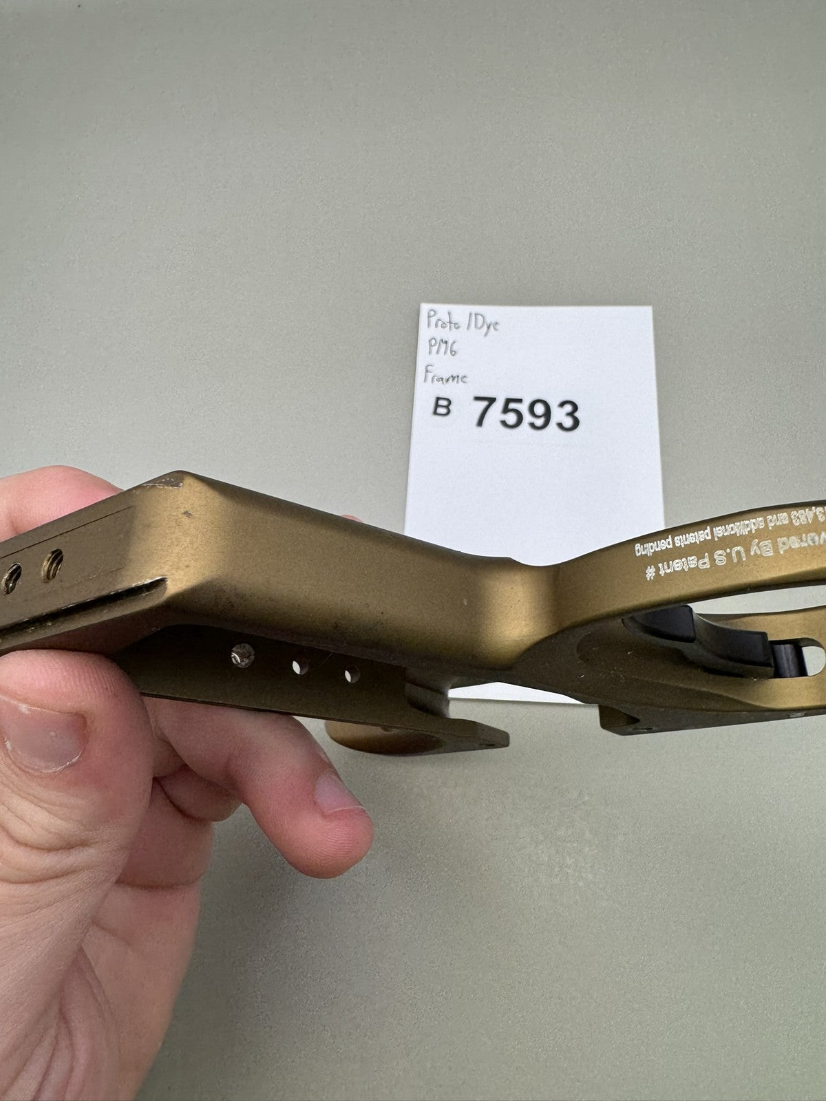 Proto / Dye PM6 Trigger Frame Gold
