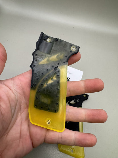 WGP Karnivor Autococker E-Blade Grips - Yellow