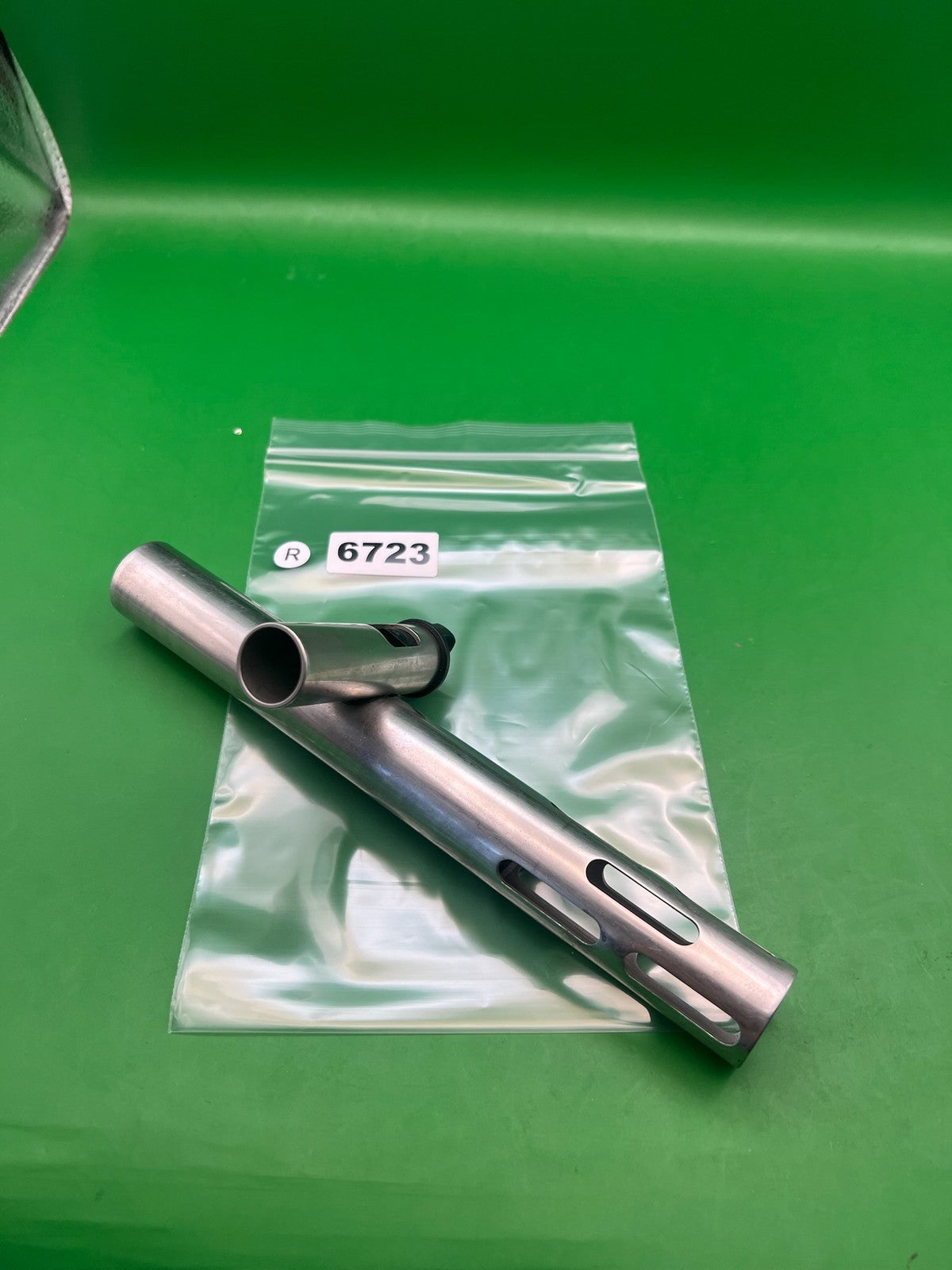 AGD Automag Body - used paintball body - raw / unfinished stainless steel
