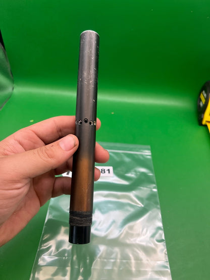 Stock A5 Barrel - used paintball barrel - black fade / bronze