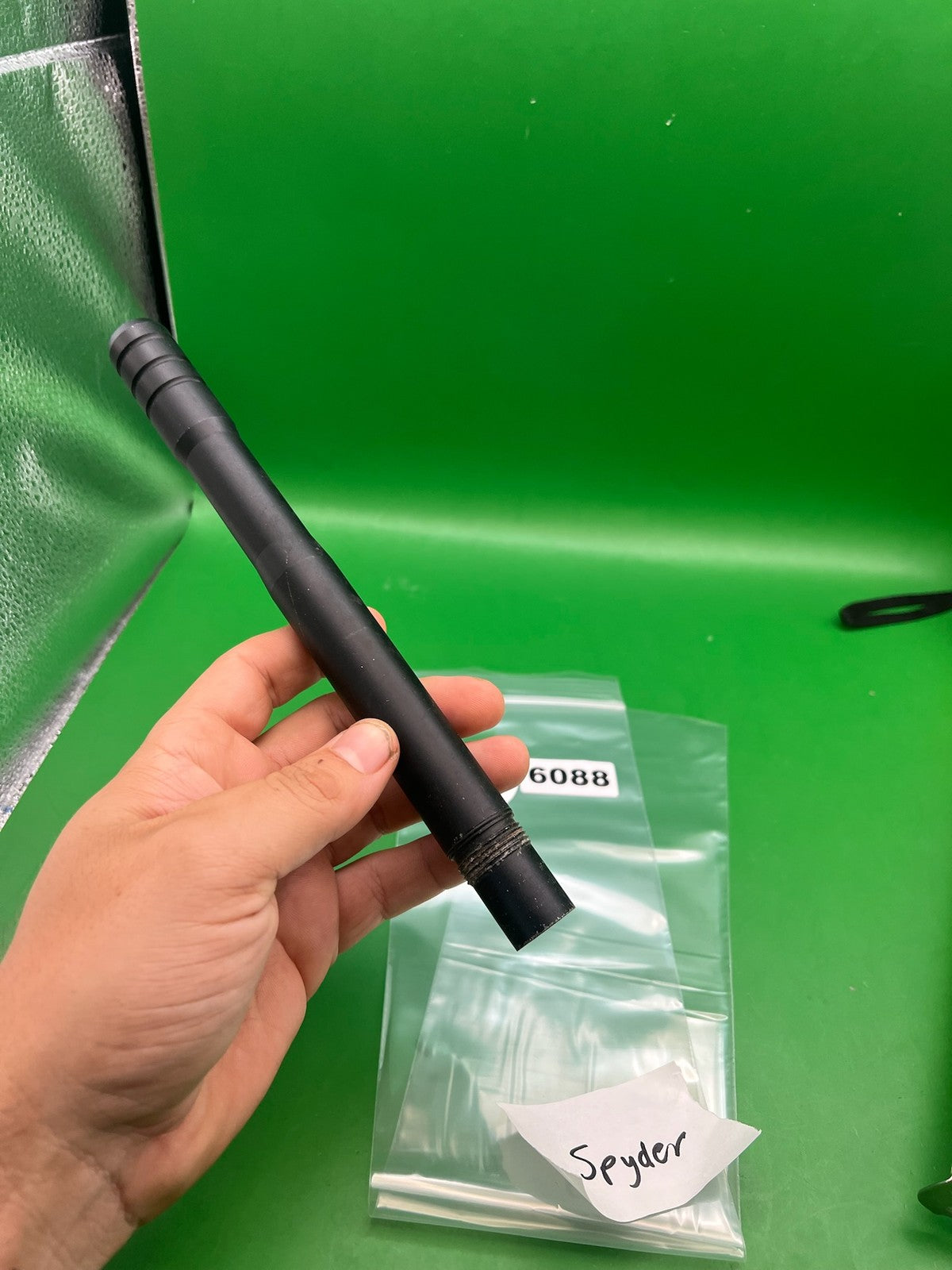 Need Thread - used paintball barrel - black
