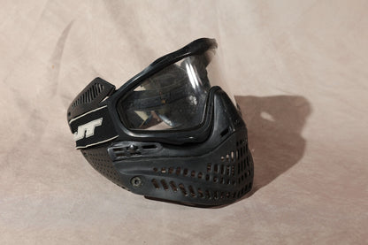 JT Paintball Mask Full Face Goggle Black Thermal Lens Protective Gear