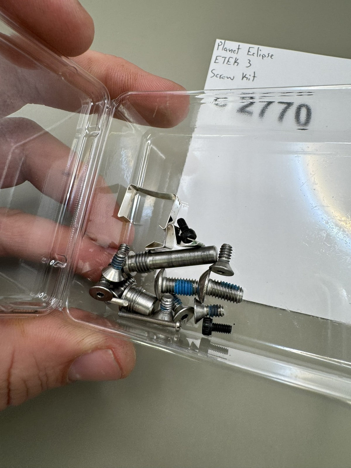 Planet Eclipse ETEK 3 Screw Kit